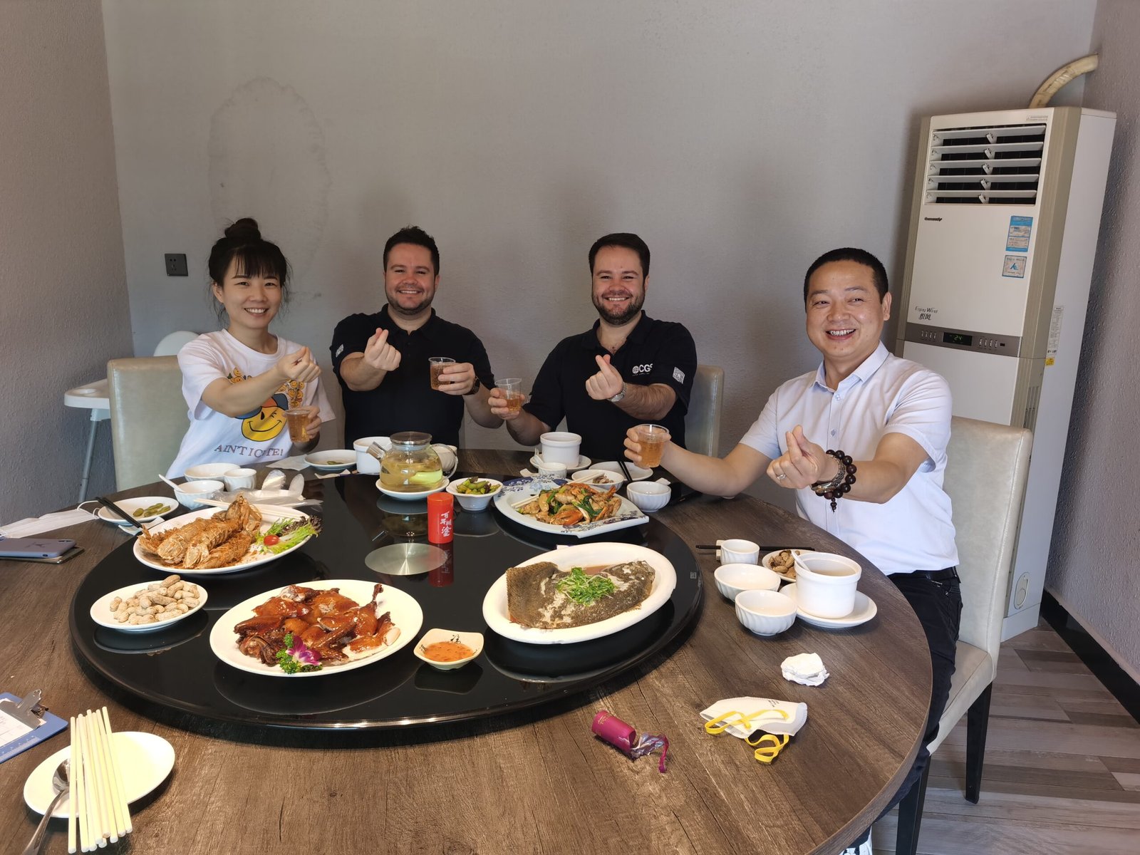 DNY team welcoming client delegation