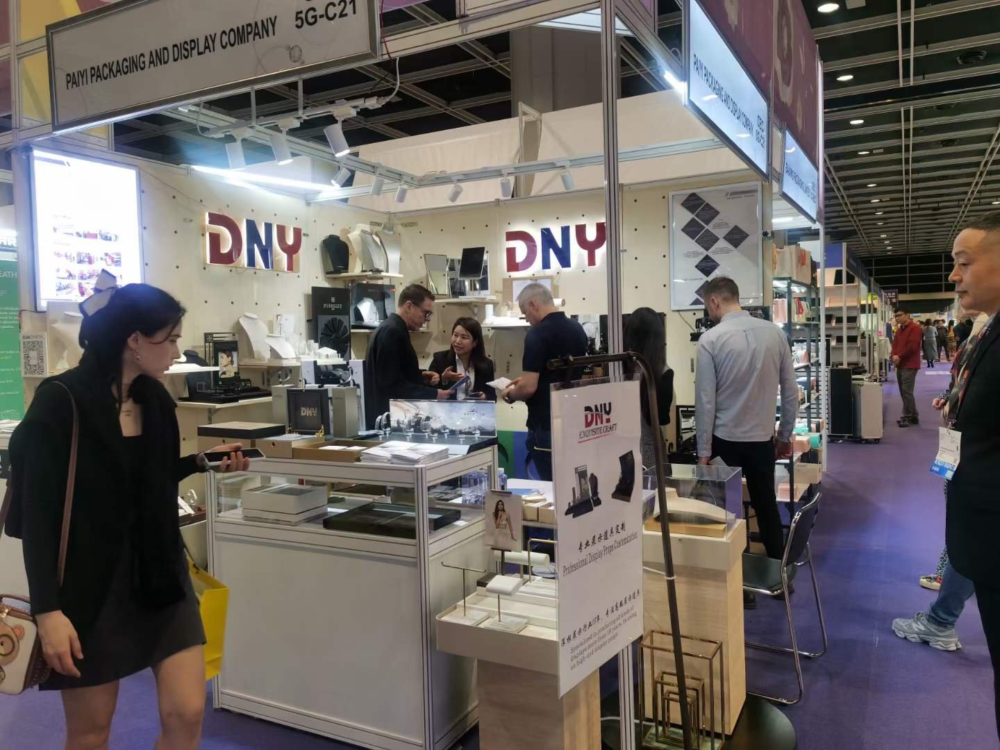 DNY team at HK International Jewellery Show 2024
