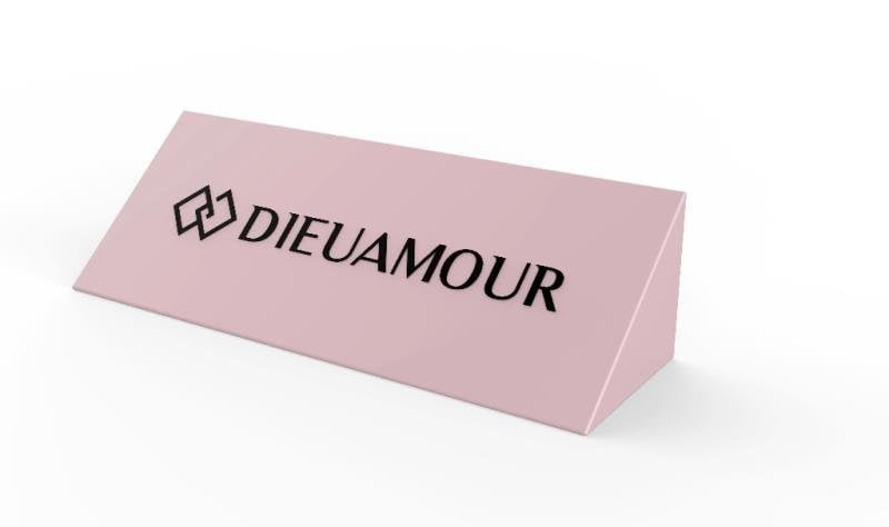 Custom logo sign display