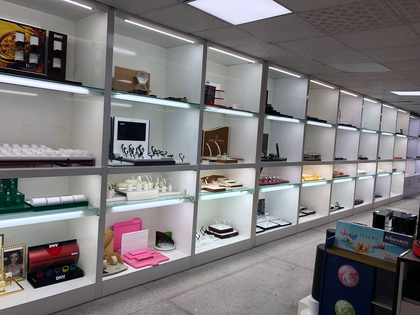 DNY Display showroom product showcase area