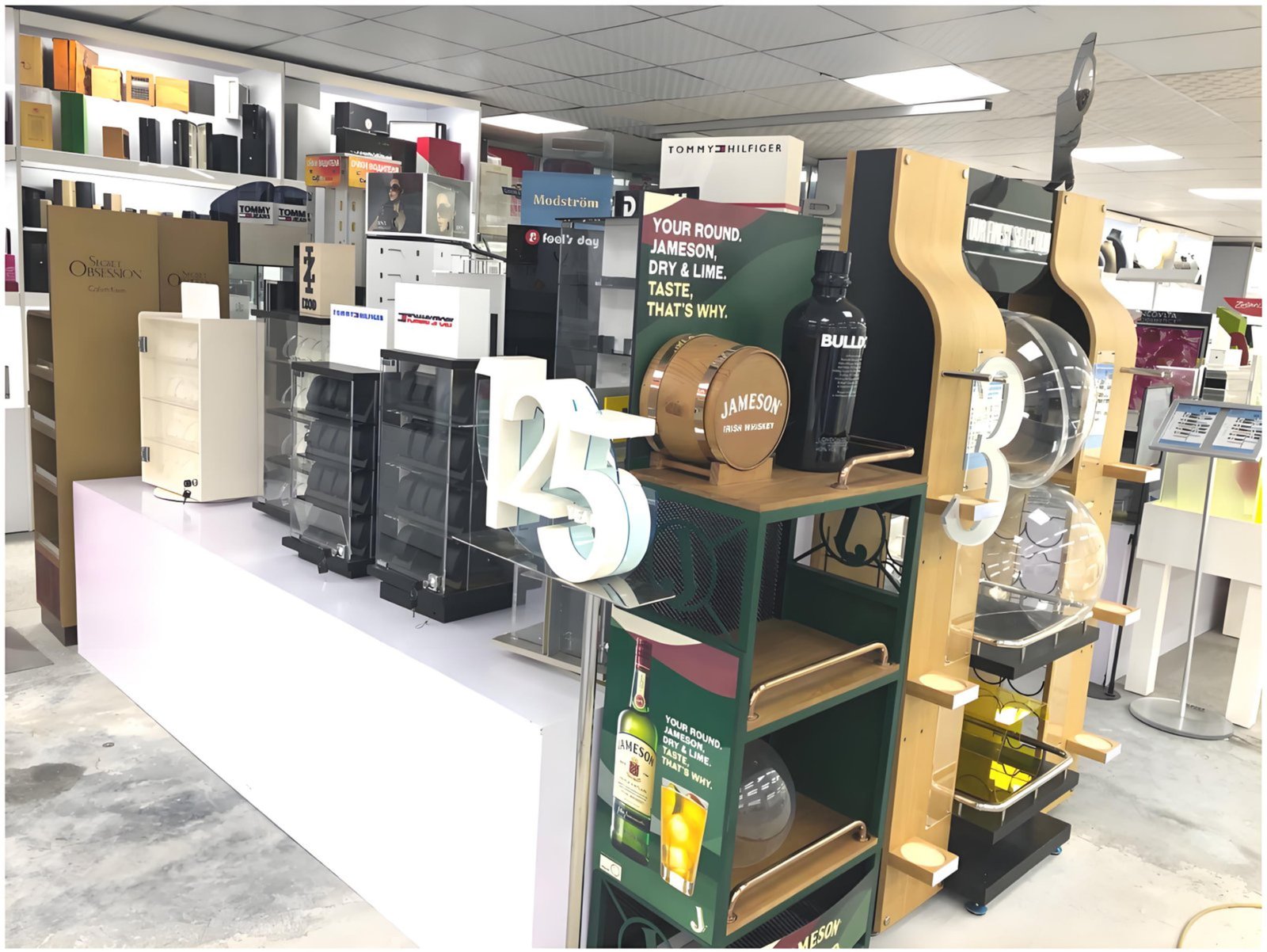DNY Display showroom product display area