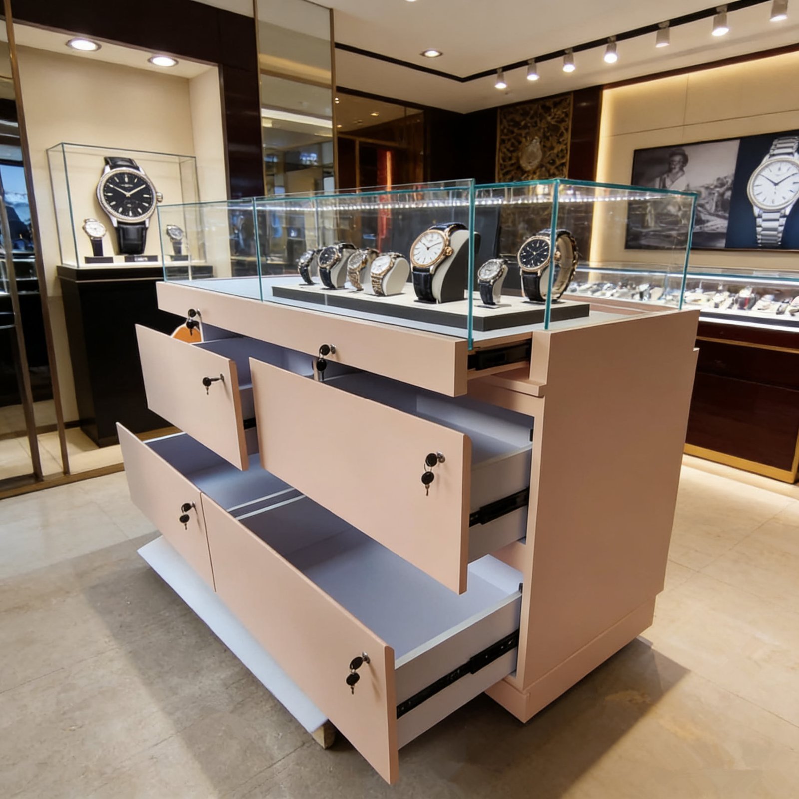 Watch Store Cabinet