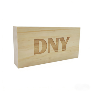 Custom Engraved Solid Wood Logo Sign