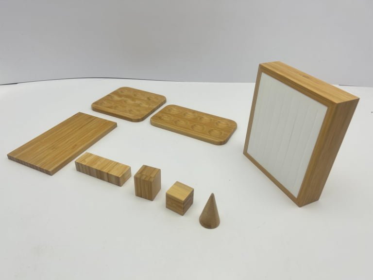 Bamboo Jewelry Display Set | Multi-Purpose Store Fixture