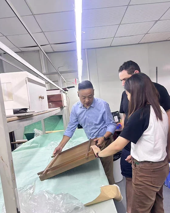 DNY workmanship review and client inspection before shipment