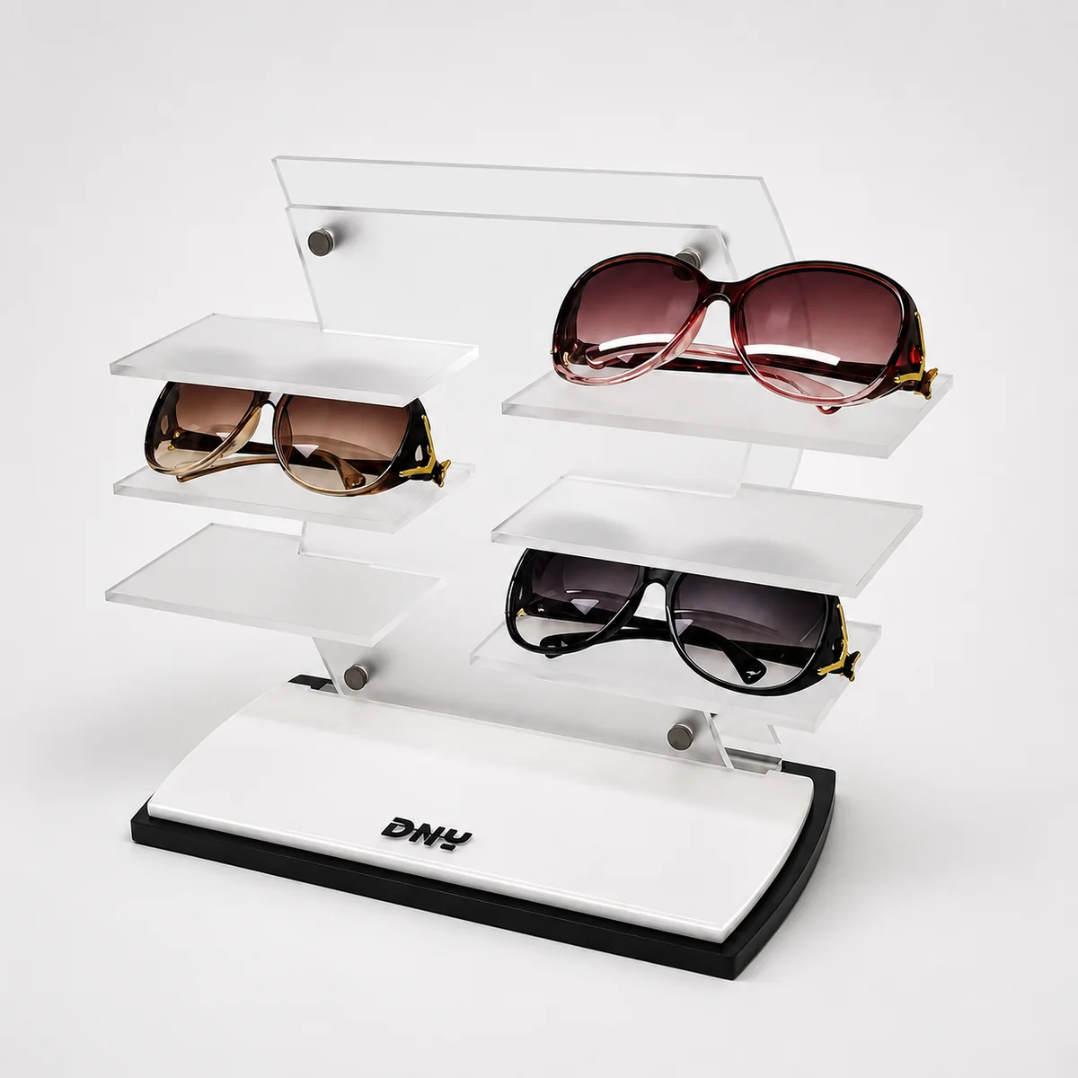 Custom eyewear display stands and sunglasses display fixtures by DNY DISPLAY