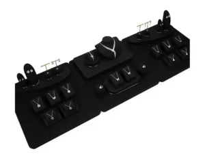 Custom Black Microfiber Modular Jewelry Display Set