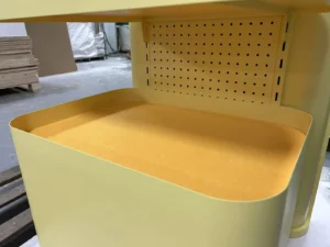 Custom Metal Retail Display Stand with Adjustable Shelves