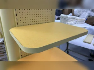 Custom Metal Retail Display Stand with Adjustable Shelves